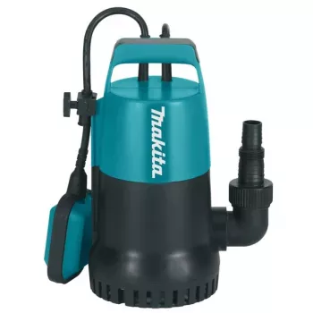 Makita PF0300 iegremdējamais ūdens sūknis 300W, 8400 L/h, 5m spiediena augstums, pludiņslēdzis, 10m kabelis