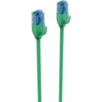ShiverPeaks BASIC-S Slim Cat.6 U/UTP Patch vads, 5,0 m, zaļš