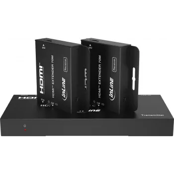 InLine® Video Splitter/Extender 1x2 Cat.6 HDMI 4K/30Hz komplekts
