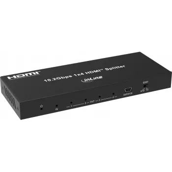 InLine® Video sadalītājs 1x4, HDMI 4K/30Hz (57887B)