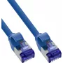 INLINE® B-74914B plānais Cat.6A S/FTP LSZH savienojuma kabelis, zils, 1,5 m, 100 komplekts
