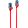 ShiverPeaks BASIC-S Slim Cat6 U/UTP vada gabals, 5m, sarkans, 28 AWG, 10 Gbps