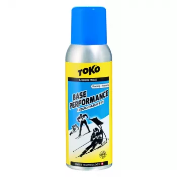TOKO Base Performance šķidrais parafīna slēpju vasks Blue 125 ml - aukstiem laikapstākļiem