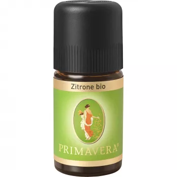 PRIMAVERA Organic Lemon Ēteriskā eļļa 5 ml - 100% tīra dabīga aromterapija