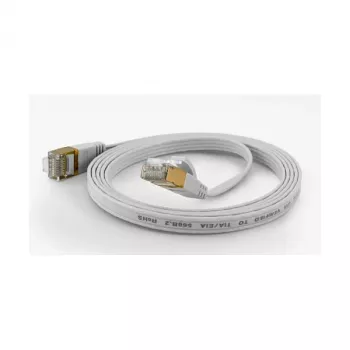 WANTEC 7004 Cat6a F/UTP Patch vads, 0,5 m, RJ-45, 10 Gbps, Melns
