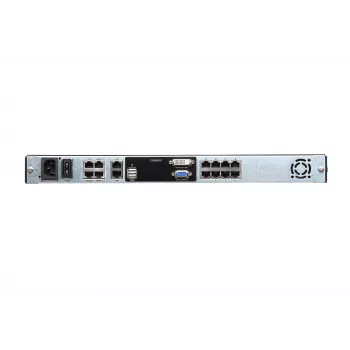 ATEN KL1108VN 8 portu 19 inch LCD KVM over IP slēdzis, Dual Rail, ASV tastatūra