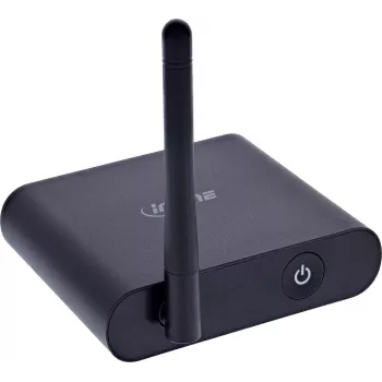 INLINE 99142I Bluetooth True Hi-Fi audio uztvērējs ar DAC, BT5.3, aptX HD, RCA un Toslink