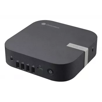 ASUS Chromebox 6a S3006UN Mini dators - Intel Core 3 100U, 8GB RAM, 128GB SSD, ChromeOS, Wi-Fi 6, Melns