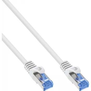 INLINE B-72603W 40 gab. Cat.6A S/FTP LSZH patch vads, CCA, balts, 3m