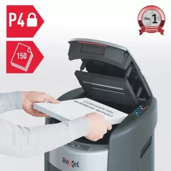 Rexel ShredMax AutoFeed+ 150X papīra smalcinātājs, P-4, 150 lapas, 15 L tvertne