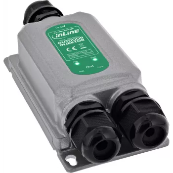 InLine® 60W PoE++ injektors āra lietošanai, Gigabit, IP67