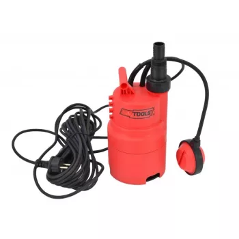 AWTOOLS AW85000 iegremdējamais sūknis 250W 5000L/h 6m celtspēja IPX8 ar automātisko pludiņslēdzi tīram ūdenim