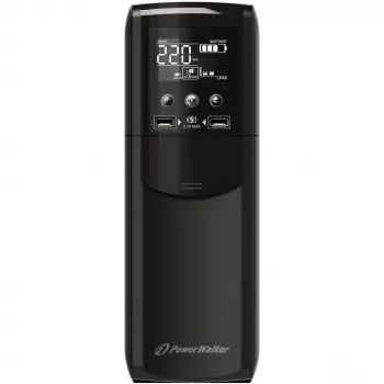 PowerWalker VI 800 CSW līnijinteraktīvs UPS 800VA/480W, 2 Schuko kontaktligzdas, AVR, USB