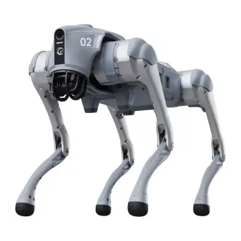 Unitree Go2 Pro četrkājainais robots suns ar 4D LiDAR, 4K AI kameru, 48 TOPS AI, 12 DoF, IP67, 8000 mAh akumulatoru, Wi-Fi 6, Bluetooth 5.2, 3.5 m/s, 5 kg kravnesību