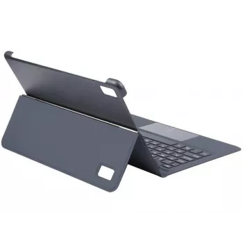 Blackview Tab 10 Keyboard Grey — atdalāms Pogo Pin tastatūras maciņš ar statīvu
