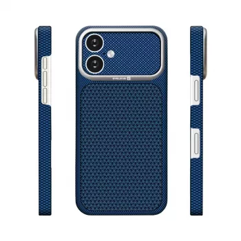 Evelatus Apple iPhone 17 Carbon Premium Edition Maciņš Midnight Blue