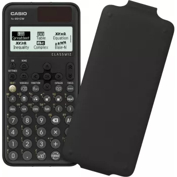 Casio FX-991CW zinātniskais kalkulators ar dabisko teksta displeju, 540+ funkcijas, saules un bateriju, melns