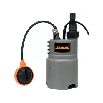 STHOR 79781 Netīrā ūdens sūknis 400W - iegremdējamais, 7500 L/h, 5m spiediena augstums, pludiņslēdzis, 10m kabelis
