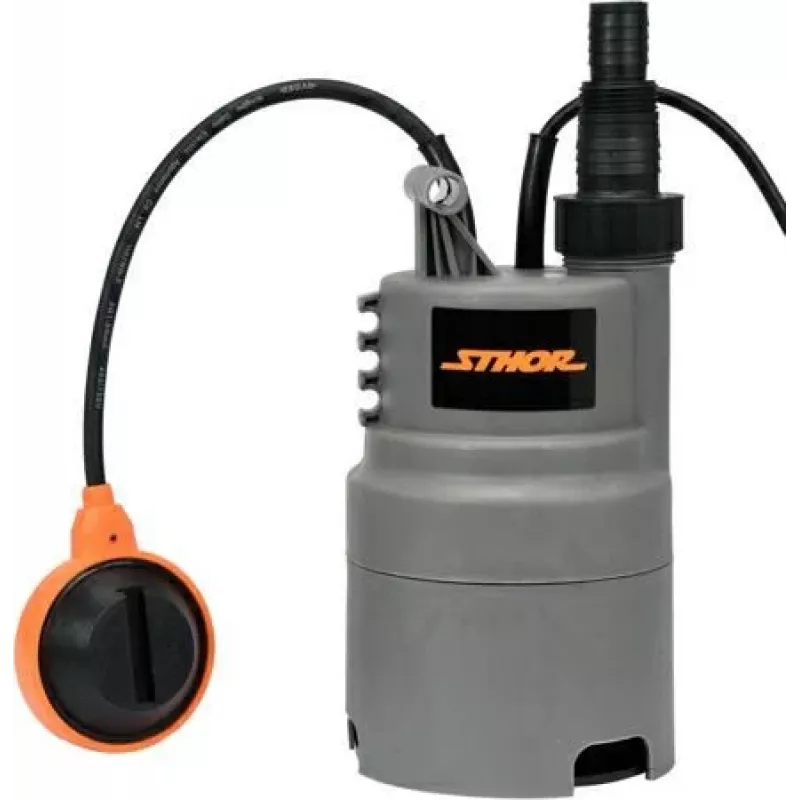 STHOR 79781 Netīrā ūdens sūknis 400W - iegremdējamais, 7500 L/h, 5m spiediena augstums, pludiņslēdzis, 10m kabelis