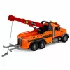 LEAN TOYS kravas automašīna ar celtni Ceļmalas palīdzība Āķis Gaismas Skaņas Oranža 1:18