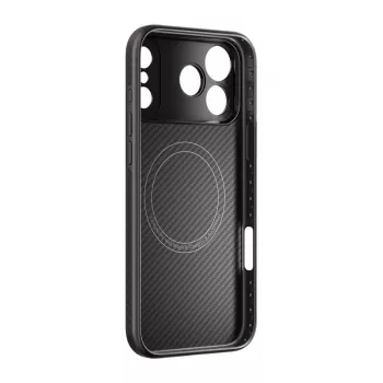 Freewell Sherpa Series aizsargmaciņa iPhone 17 Pro ar 17 mm vītņotu objektīva stiprinājumu – melna