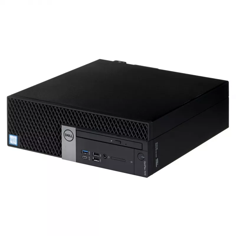 DELL OptiPlex 7070 SFF galda dators - Intel Core i3-9100, 16GB RAM, 256GB SSD, Windows 11 Pro (Lietots)