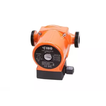 IBO OHI 25-60/130 mitrā rotora cirkulācijas sūknis, 3 ātrumi, 6 m spiediens, 3,5 m³/h, čuguns, 230 V