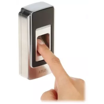 ATLO-RFM-505 pirkstu nospiedumu lasītājs ar RFID un tastatūras piekļuves kontroles termināli