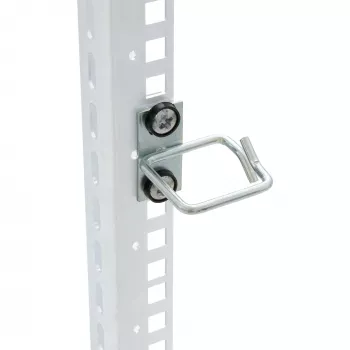 Triton RAX-D3-X44-X3 kabeļu pārvaldības kronšteins, tērauds, melns, 40x40mm