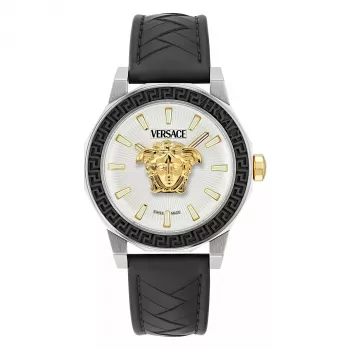 Versace V-Extreme Pro vīriešu Šveices kvarca pulkstenis 43mm nerūsējošā tērauda melns ciparnīca VE9I00124