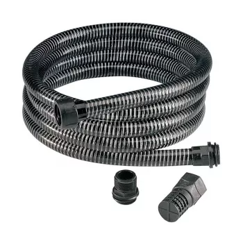 IMULETKU 7m pastiprināta PVC sūkšanas šļūtene ar pēdas vārstu un skavām, 1 colla