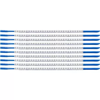 Brady SCN-07-0 Clipsleeve vadu marķētājs, simbols '0', dzeltens, 1.9-2.4mm kabeļa diametrs, 300 gab.
