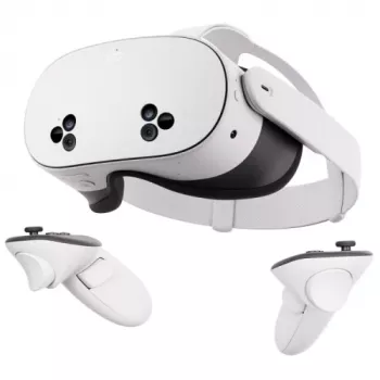 Meta Quest 3S virtuālās realitātes sistēma 128GB balta (ASV)