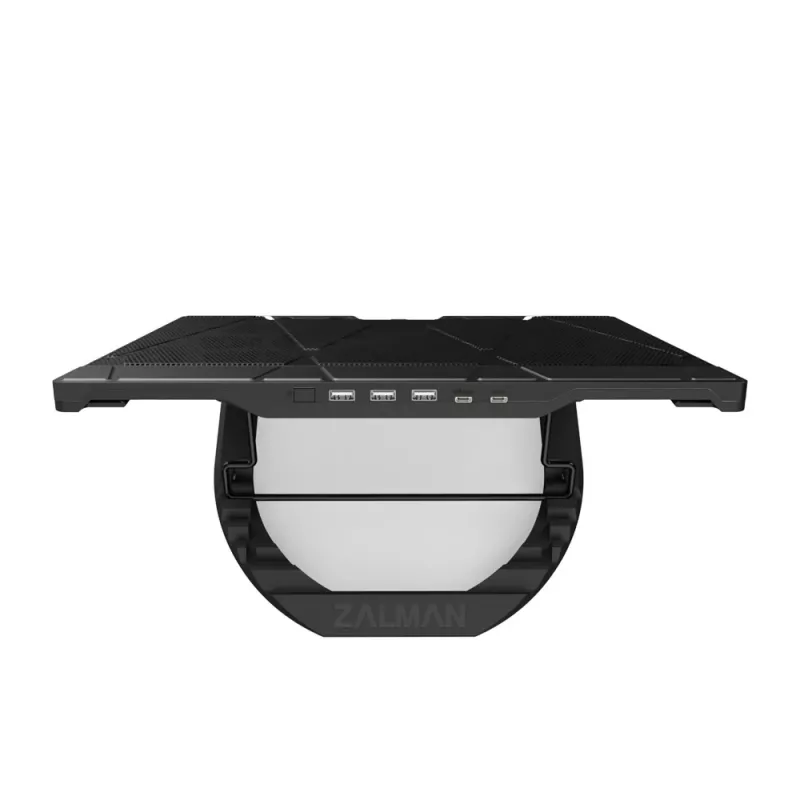 Zalman ZM-NS3000 17 collu 200mm ventilators ar baltu LED dzesētājs klēpjdatoriem