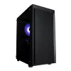 Zalman T3 PLUS mATX Mini Tower korpuss, melns, akrila logs, 2 ventilatori