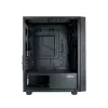 Zalman T3 PLUS mATX Mini Tower korpuss, melns, akrila logs, 2 ventilatori