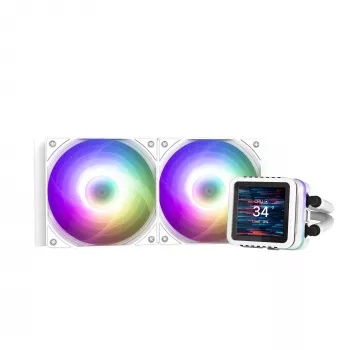 Zalman ALPHA2 DS A24 240mm balts AIO šķidrais CPU dzesētājs