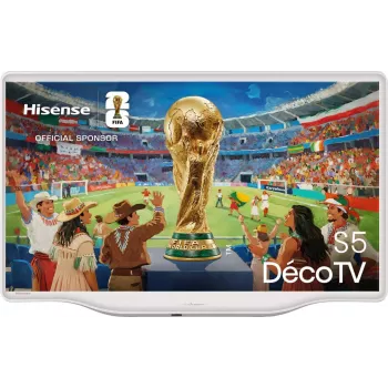Hisense 43S5DQ 43 collu 4K UHD DLED Smart TV ar VIDAA U6, Dolby Vision, HDR10, DTS Virtual:X, spēļu režīmu, balss vadību, 3 HDMI, 2 USB, Wi-Fi, Bluetooth