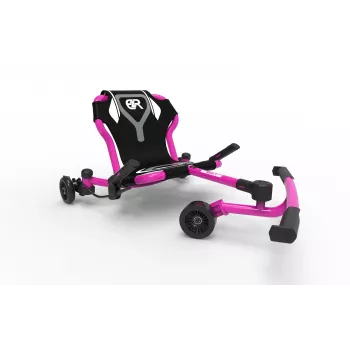 EzyRoller Drifter X Pink Drifta braucamrīks bērniem 6-14 gadiem, ar kāju piedziņu, regulējams garums 73-107 cm, maks. 70 kg, rokas bremze, PU riteņi