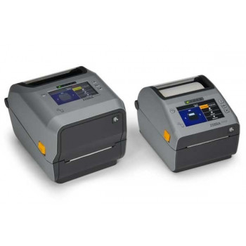 Zebra ZD621 Direct Thermal etiķešu printeris ar 4,3 collu krāsu skārienekrānu, 203 dpi, USB, Ethernet, Bluetooth