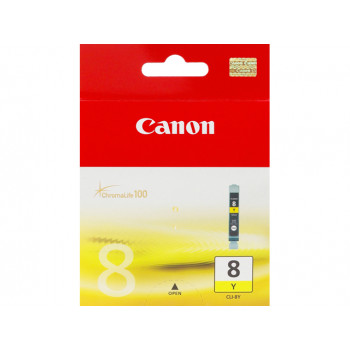 Canon CLI-8Y - 0623B006 - dzeltenā tinte - PIXMA iP3500, iP4500, iP5300, MP510, MP520, MP610, MP960, MP970, MX700, MX850, Pro9000