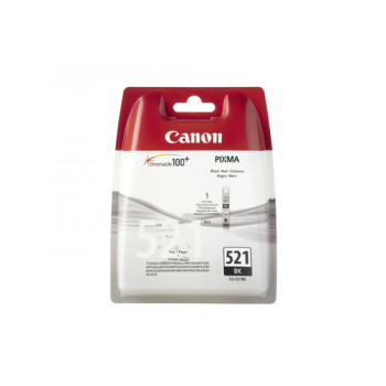 Canon CLI-521BK melna oriģinālā tintes kasetne - Blistera iepakojums
