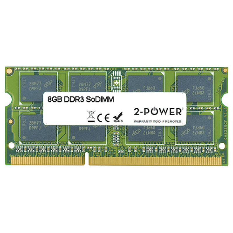 2-power 2P-03X6657 8 GB DDR3L 1600 MHz SODIMM atmiņas modulis