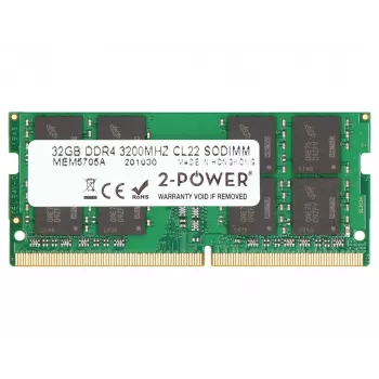 2-power 2P-4X71A11993 32 GB DDR4-3200 atmiņas modulis - 1 x 32 GB
