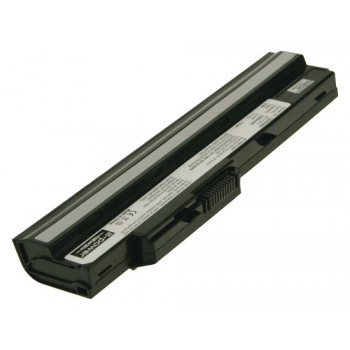 2-Power galvenais akumulatora bloks MSI Wind U100 melns - 2.200 mAh (2P-BTY-S12)
