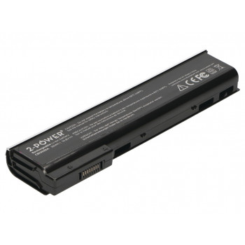 2-Power galvenais akumulatora bloks HP CA06 - 56 Wh, 6 šūnu Li-ion, melns