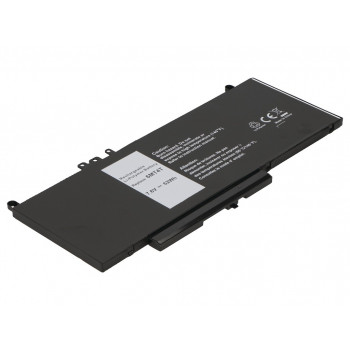2-Power 44Wh galvenais akumulators Dell Latitude E5470 - 3 šūnu Li-ion (2P-R0TMP)