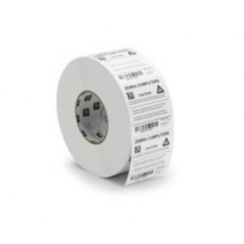 Zebra etiķetes no poliestera 38x13mm 6 ruļļi/kastē MOQ 2 termopārnesei