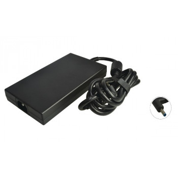 2-Power tīkla adapteris ar strāvas vadu, 45W, 19.5V 2.31A, 4.5x3.0mm zils gals - aizstāj M42546-001