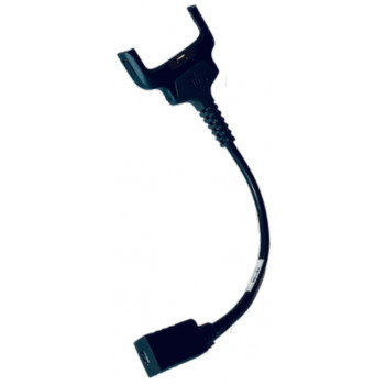 Zebra USB (vīriešu) uz doku savienotāju kabelis - 1,8 m, melns